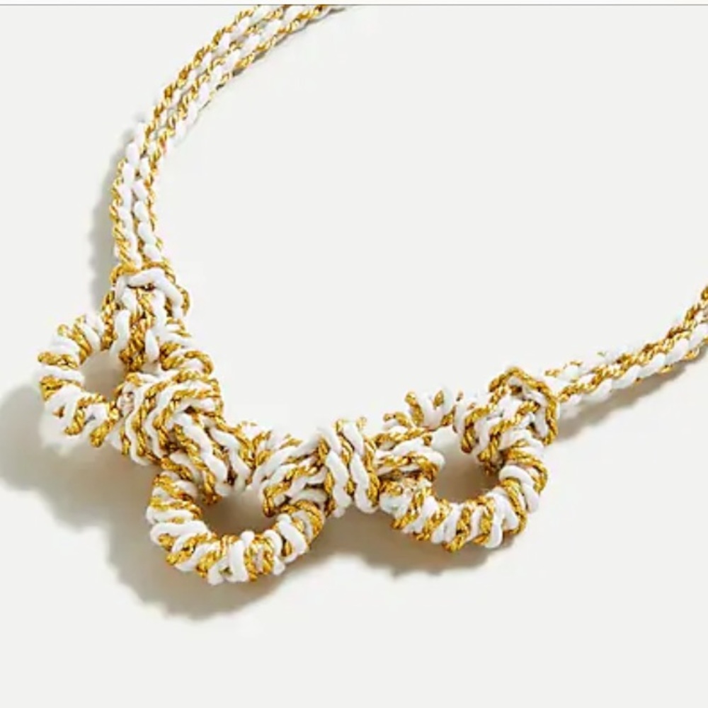 J. Crew Sailors Triple Knot Necklace